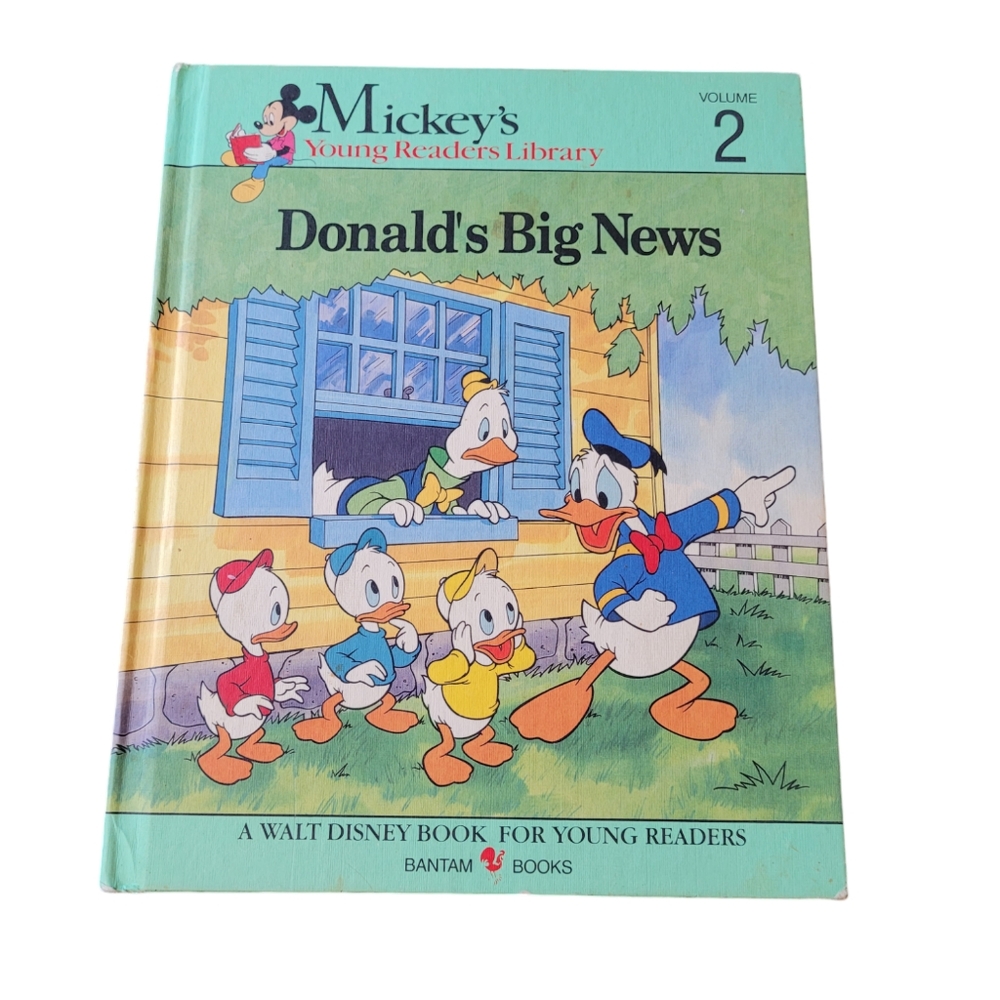 Mickey's Young Readers Library- Volume 2- Donald's Big News- 1990